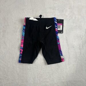 Nike‎ Boys Athletic Youth Tech Jammer Swim Shorts Size 20 XS 4 Black Pink Purple